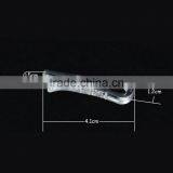 4.1*1.2cm Garment Accessory Transparent Plastic Clips for Packing thumbnail-2