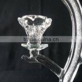 New Type Crystal Candle Holder Centerpieces Inside Have Small Diamond on Pillar thumbnail-4