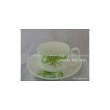 Fine Bone China Coffee Mugs and Saucers, Coffee Set thumbnail-1