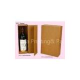 Customized Paper Wrapped Cardboard Gift Boxes For Wine Packaging