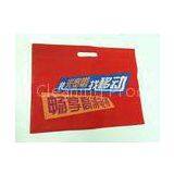 Supermarket Die Cut Non Woven Shopping Bag Embossing 90gsm Degradable