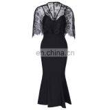 Belle Poque Retro Vintage Imitated Twinset Hips-Wrapped Bodycon Pencil Dress Women Elegant Lace Dress BP000330-1 thumbnail-3