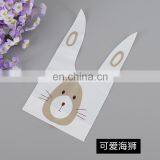 AL001158 Cute Rabbit Plastic Gift Package Bag For Cookies Cake Candy Goodies Soap 6 Style Available MOQ 100 PCS thumbnail-3