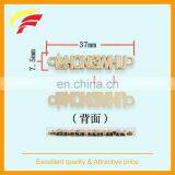 Zinc Alloy Cut Out 3D Logo Label , Metal Sewing Label With Custom Letters thumbnail-6