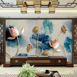 3D TV Background Wall Large Murals Living Room Sofa Background Wall Non-woven Wallpaper 8D Sofa Wall Cloth thumbnail-1