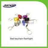 Mini 3 Led LED Keychain Flashlight thumbnail-1