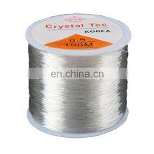 0.4 0.45 0.5 mm Non-stretch Strong Nylon String Beading Cord Thread Jewelry Diy 100%nylon Monofilament Thread thumbnail-1