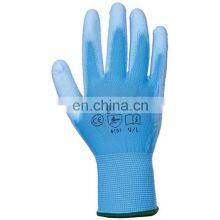 Factory Price General Purpose 13Gauge Machine Knitted Industrial Safety White PU Coating Gloves thumbnail-4
