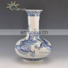 China Collectible Qing Dynasty Hand Painted Ceramic Vases