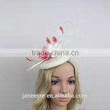 Ivory Sinamay Base Hat Christmas Decorate thumbnail-2