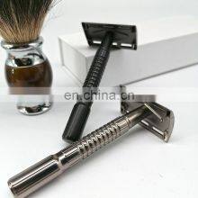Traditional Personalized Shaving Safety Razor Removable Classic Double Blade Shaving Razor For Man thumbnail-1