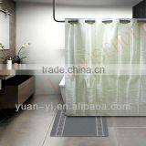 hookless shower curtain waterproof polyester shower curtain