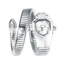 MissFox 2809 Iced Out Watch for Women Luxury Brand Blue Dial Fashion Quartz Watches Women thumbnail-5