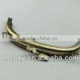 High Quality Antique Brass Metal Purse Frame Handle for Bag Frame DIY Bag Accessory