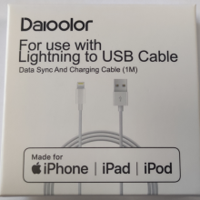 White MFi Charger Cable Usb to Lightning Cable for Iphone thumbnail-4