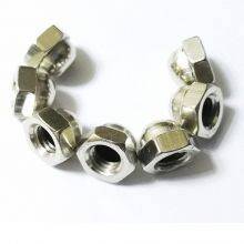 Galvanized Hexagon Lock Nut , Stainless Steel / Carbon Steel Domed Cap Nut thumbnail-3