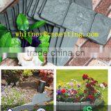 Lawn Palisade With Cobbled Stone Effect Garden Edging thumbnail-1