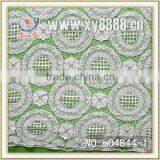 100% Cotton Embroidery Chemical Circle Lace Fabric