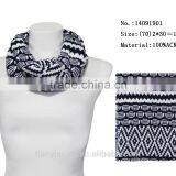 Geometric Custom Made Infinity Scarf Girls Winter Dress Neckwear Scarfs thumbnail-1
