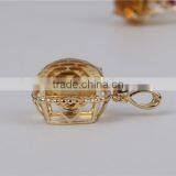 Pendant With Fashion Design 10 K Yellow Gold Different Types of Crystal Pendant Chains Jewelry thumbnail-3