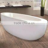 Oval Shaped Acrylic Comfortable Style Bathtub MBA222 thumbnail-3