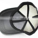 Leather Brim Grey Trucker Hats With High Quality thumbnail-6