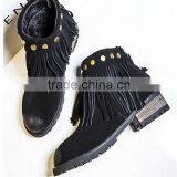 2.5cm Woman Brown Tassel Ladies Boots Fashion Lady Winter Boots for 2013-2014 thumbnail-3