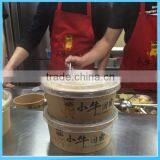Disposable Custom Printed Kraft Paper Salad Bowl With Cover Lid thumbnail-1