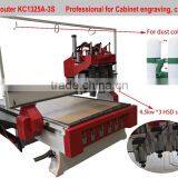 KC1325A-3S 1325 Cnc Router/3 Axis Cnc Machine/atc Cnc Router/cheap Cnc Router/woodworking Cnc Router thumbnail-1