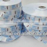 high quality, eco-friendly and favorable price printed roller shape adhesive sticker label