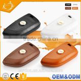 Auto Leather Case cover Protector Shell Fob Remote Car Key shell for BMW X5 X6