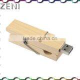 Customized Logo Print Carved Promotional Cute Usb Flash Drive Wood thumbnail-4