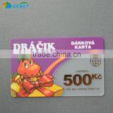 Full Color Rounded Corner Frosted Plastic Cards With Hot Stamp Silver Gold