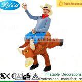 DJ-CO-150 INFLATABLE BULL RIDER ADULT FANCY DRESS COSTUME COWBOY NIGHT DECORATIVE OUTFIT thumbnail-1