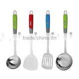 2015 Top Sell Stainless Steel Kitchen Utensils With Plastic h