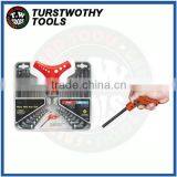 18PCS in 1 t Handle Interchangeable S2 Metric SAE Size Hex Key Wrench Set thumbnail-2