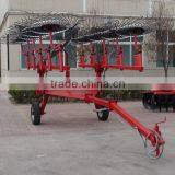 High Performance 3 Point Hitch Finger Wheel Hay Rake for Ranch Using thumbnail-2