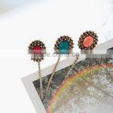 Vintage Rhinestone Plated Retro Simple Elegant Multicolor Hairpins Lady Hair Headwear Accessories for Women thumbnail-2