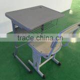 Folding School Desk Adjustable School Desk and Chair Modern School Furniture HXZY049 thumbnail-3