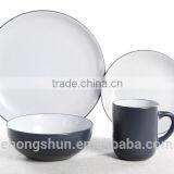 Ceramic Dinner Set/ Stoneware Dinner Set Color Glazed Yellow Color thumbnail-4