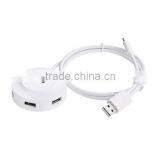 Cheapest 4 Ports Mini Media USB2.0 Hub for OEM Customer thumbnail-4