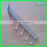 Stain Chrome Slat Wall Clothes Hanging Display Hook