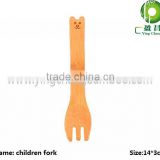 wooden kid fork bamboo kid fork