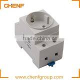 Hight Quality Chenf New Design 16A 110V/220V Din Rail Socket thumbnail-3