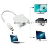 Wholesale White Mini dp to VGA Converter PC Laptop to Monitors thumbnail-6