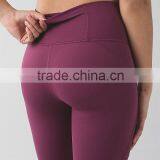 High Custom Spandex Girls Wearing Training Yoga Pants for Women thumbnail-3