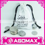 Immediately response classic gift washable drawstring coin pouch