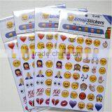 China Factory Hot Selling Popular Emoji Stickers Good Quality Emoji Pvc Stickers for Sale thumbnail-1