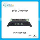 LCD Display 12V 24V 10A PWM Manual Solar Charge Controller With USB thumbnail-2