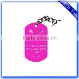 Fashion Cheap Pink Personalized Dog Tags for Promotion